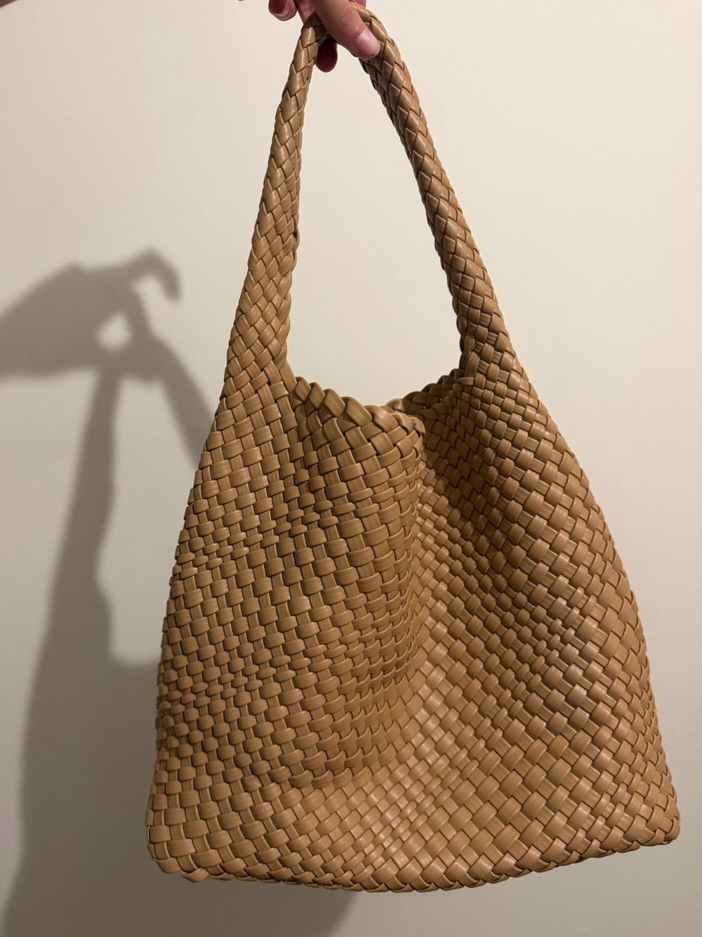 Petite Simone Large Woven Tote Bag Braided (Amazon)